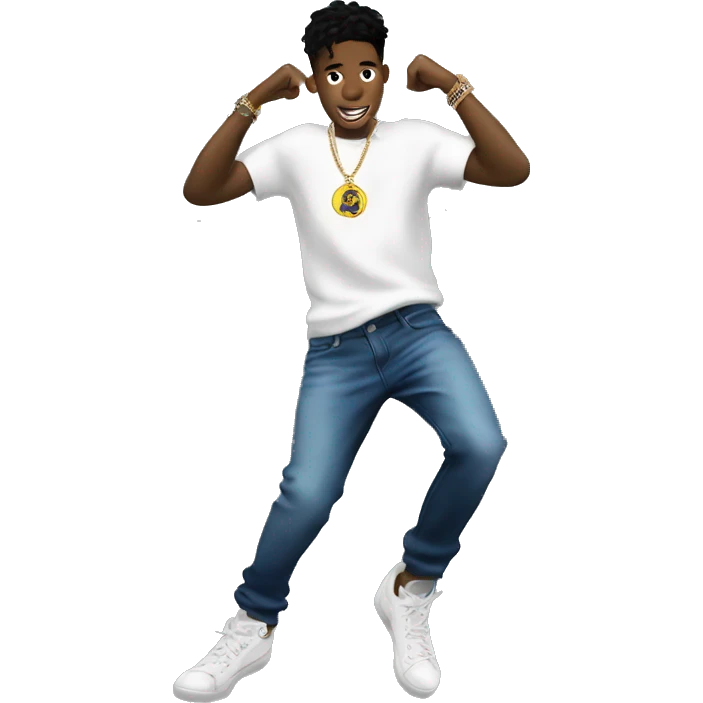 NBA YoungBoy dancing emoji