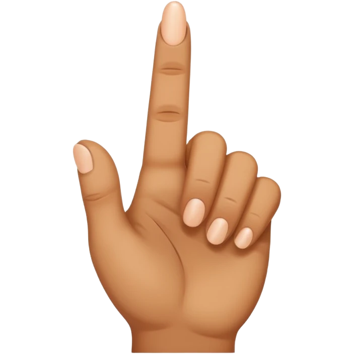 middle finger emoji