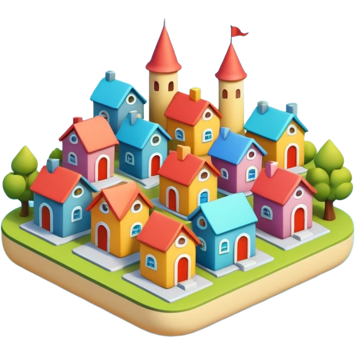Gible-stylelittle city and small home emoji
