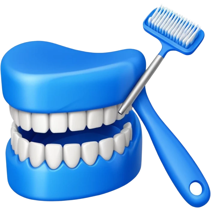 Denture brush emoji
