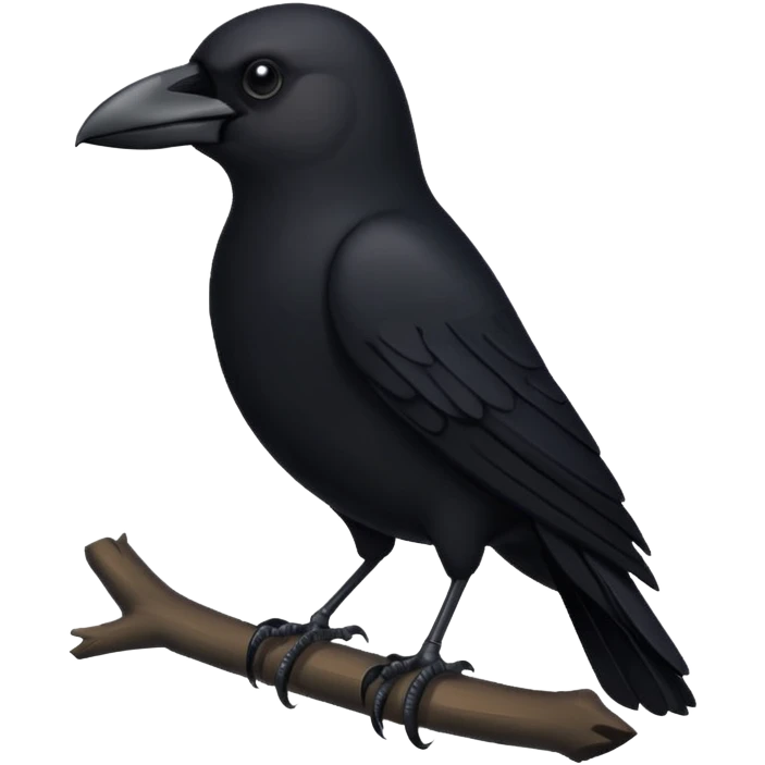 Crow emoji