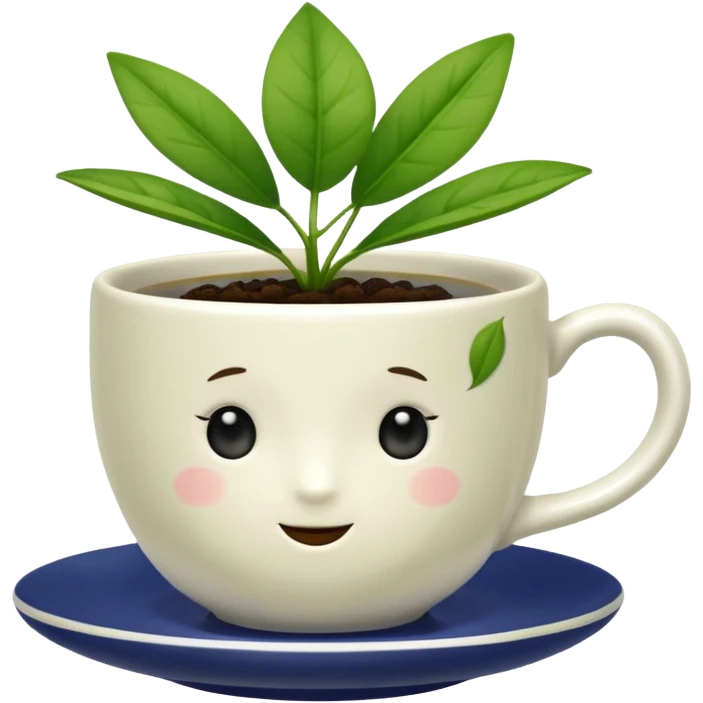 Plant teacup emoji
