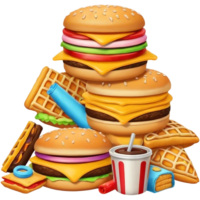 junk food emoji
