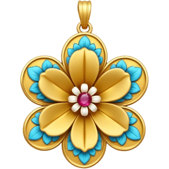 flower shape charm emoji