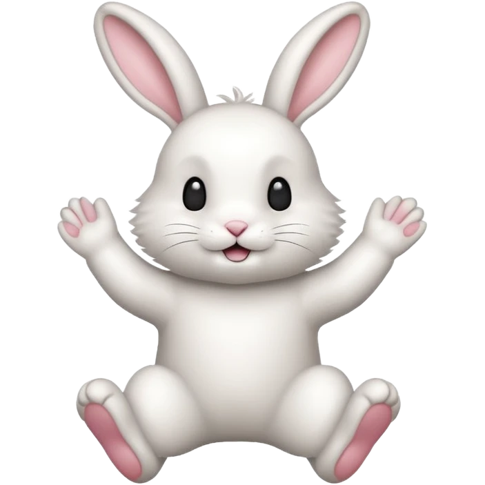 A bunny that jumps up and down emoji