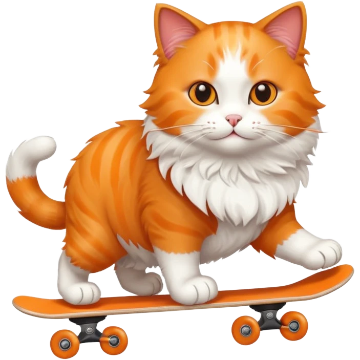 cat skaitng emoji