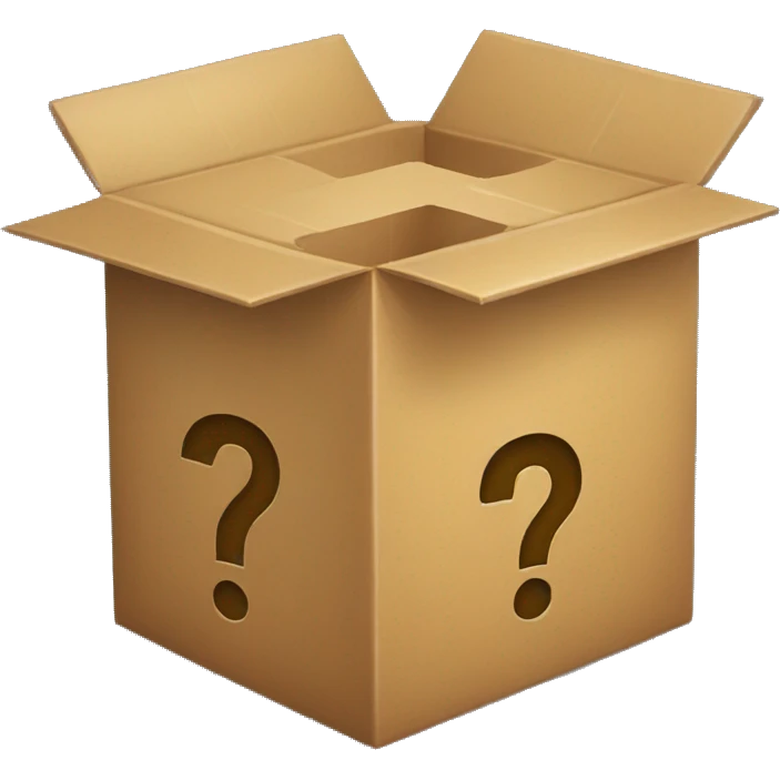 mystery box emoji | AI Emoji Generator