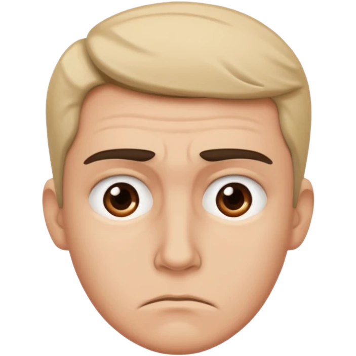 Worried emoji
