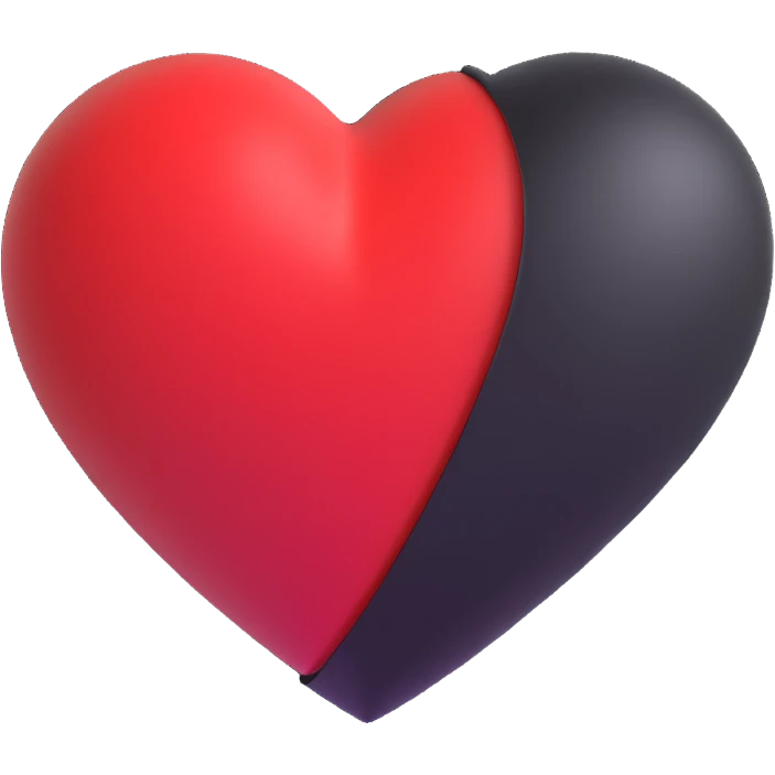 red heart emoji