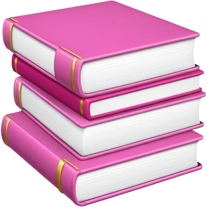 libros rosas emoji