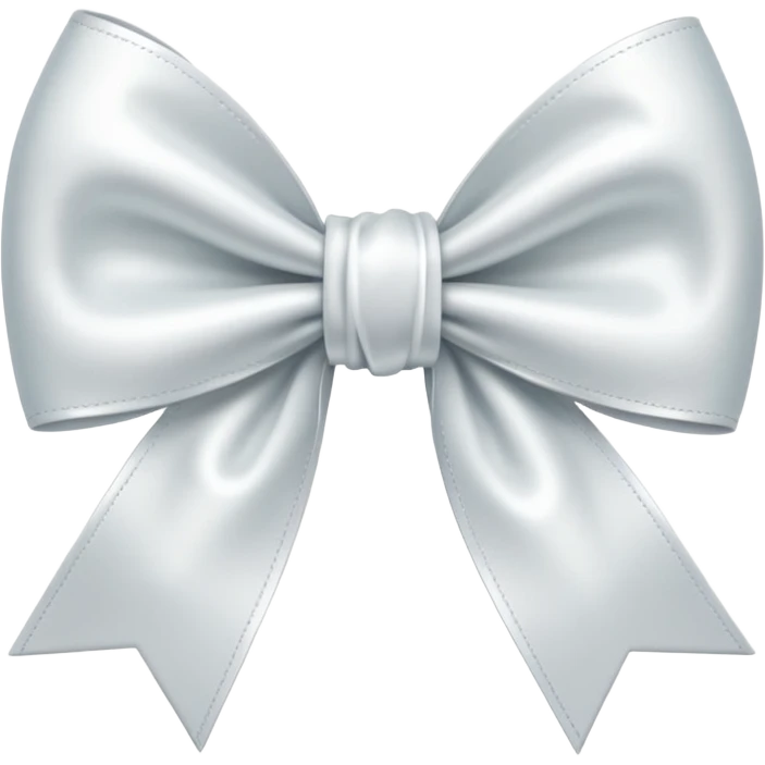white bow emoji