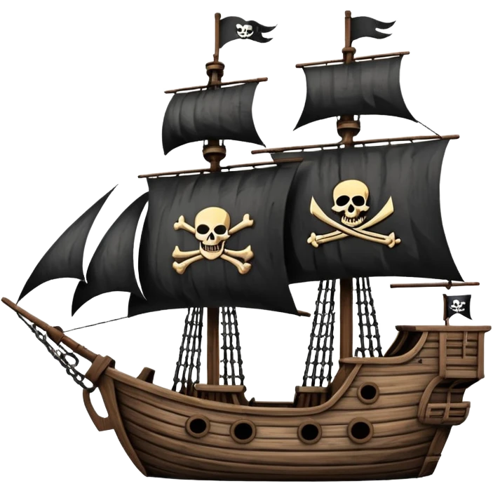 Pirate Ship emoji
