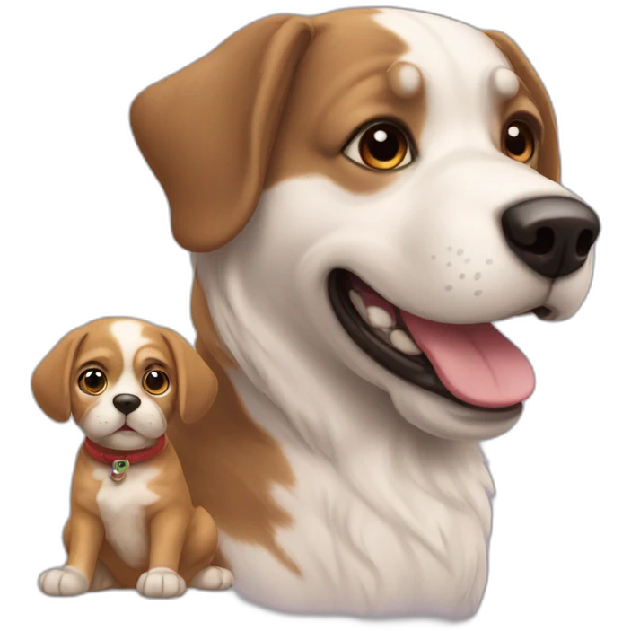chien et chat emoji