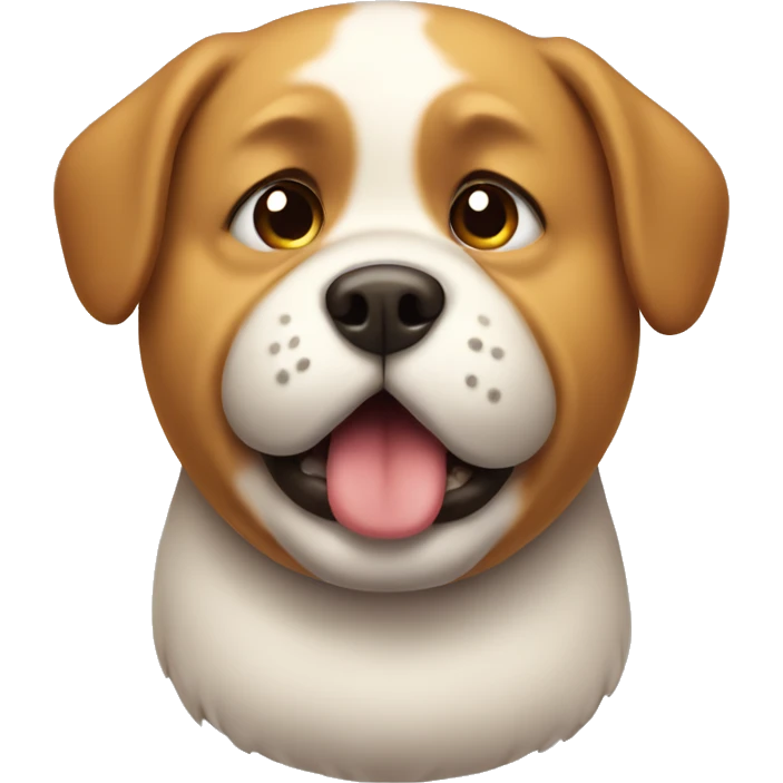 Fat dog emoji