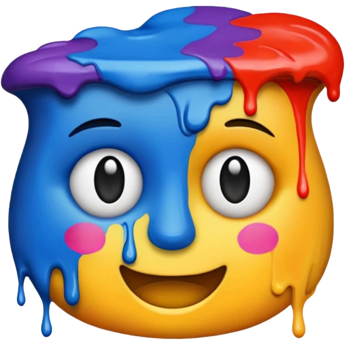 art paint emoji