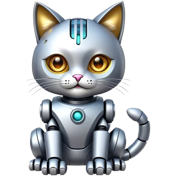 Robot cat emoji