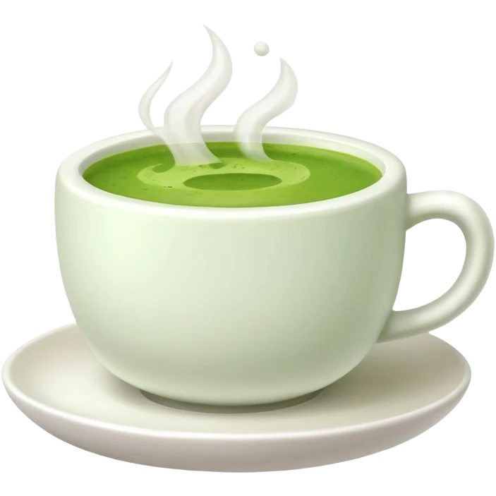 matcha in white cup emoji