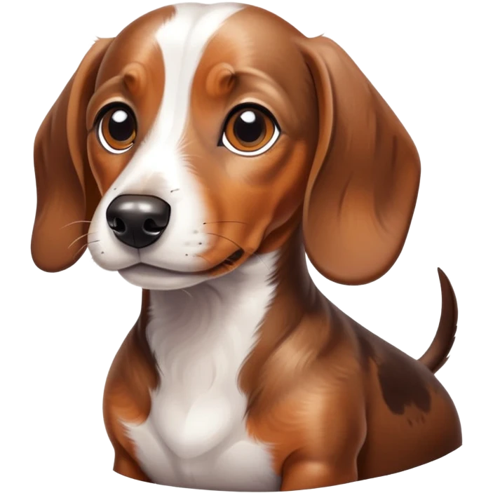 Dapple daschund emoji