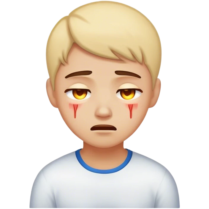 Pain and suffering cutely emoji