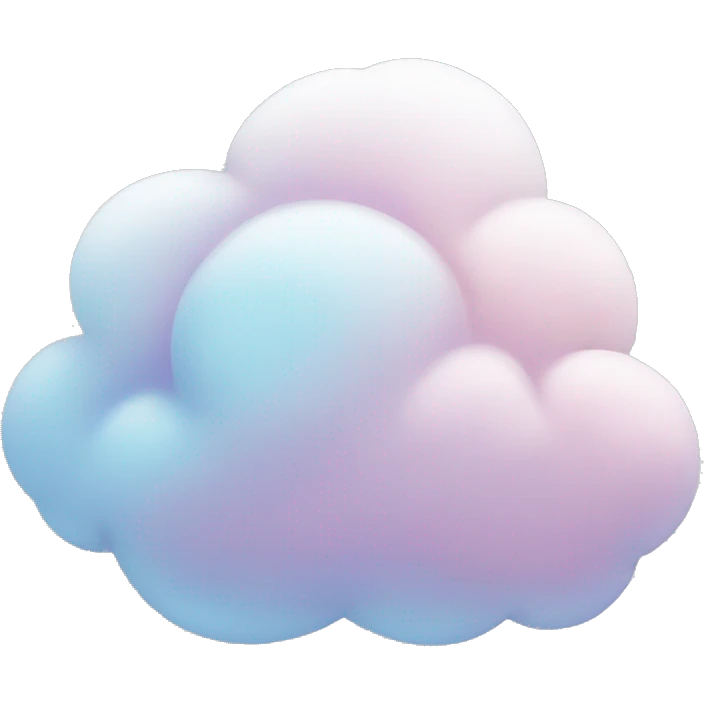 Pastel Cloud emoji