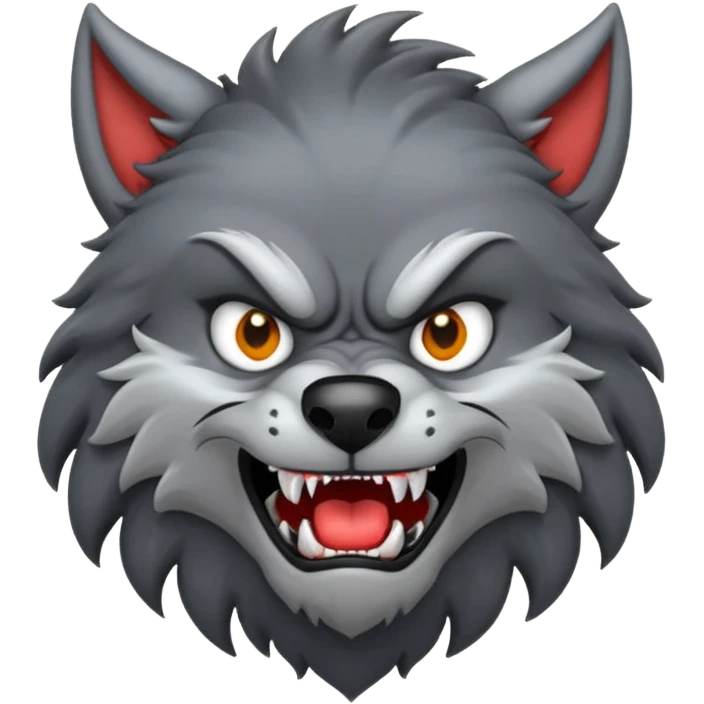 Create an emoji of Werewolf emoji | AI Emoji Generator