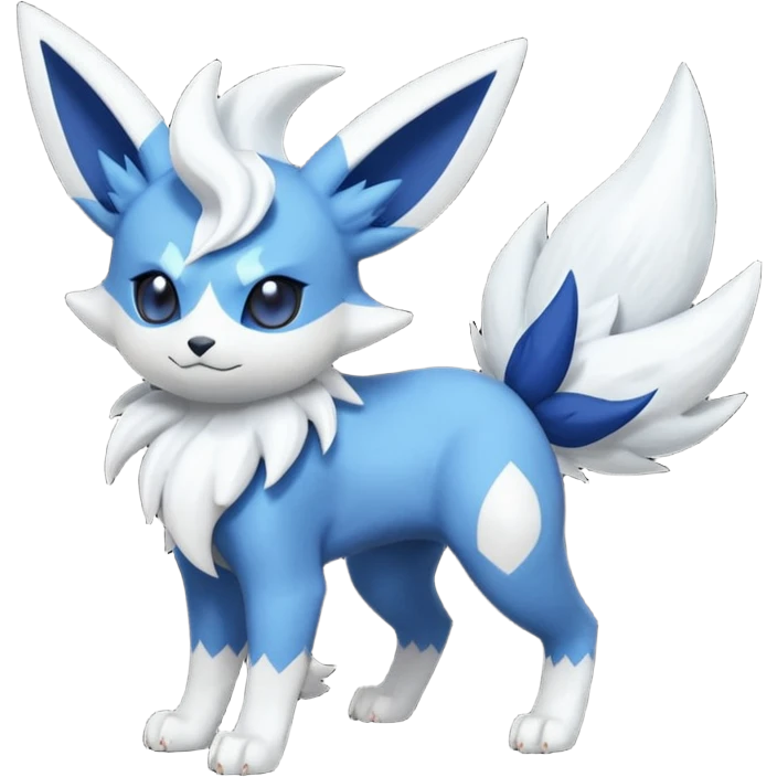 Meowstic-Jolteon-Absol-Fakémon-hybrid-creature (full body)  emoji