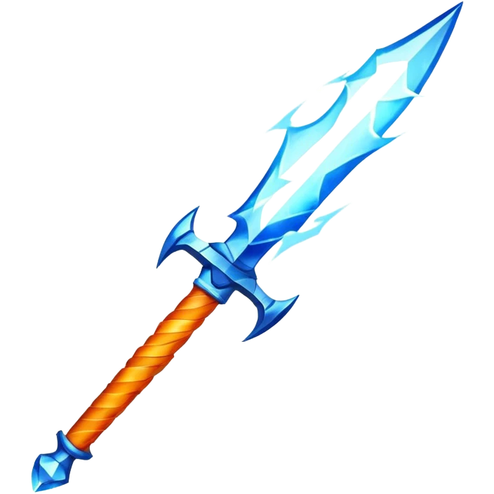 Fire sword x lightning x ice x wind emoji