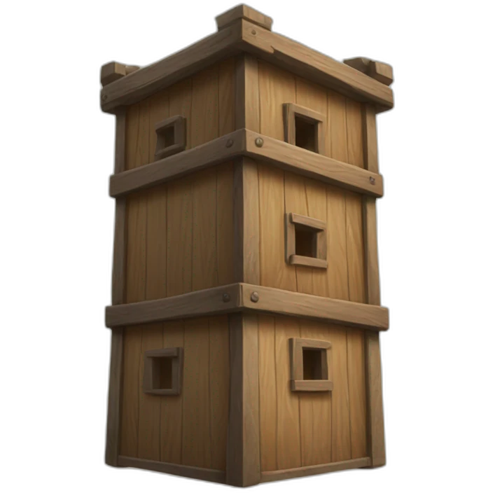 Wooden tower emoji