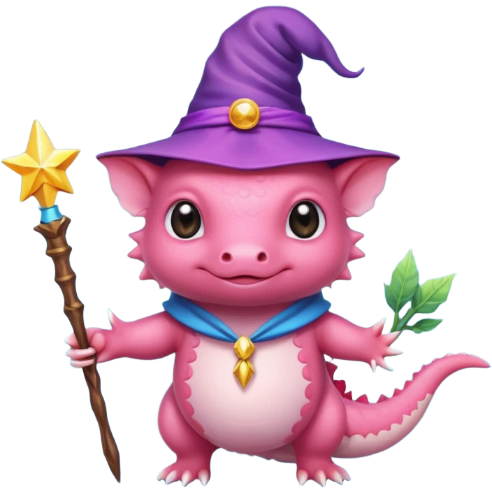 Axolotl Wizard emoji