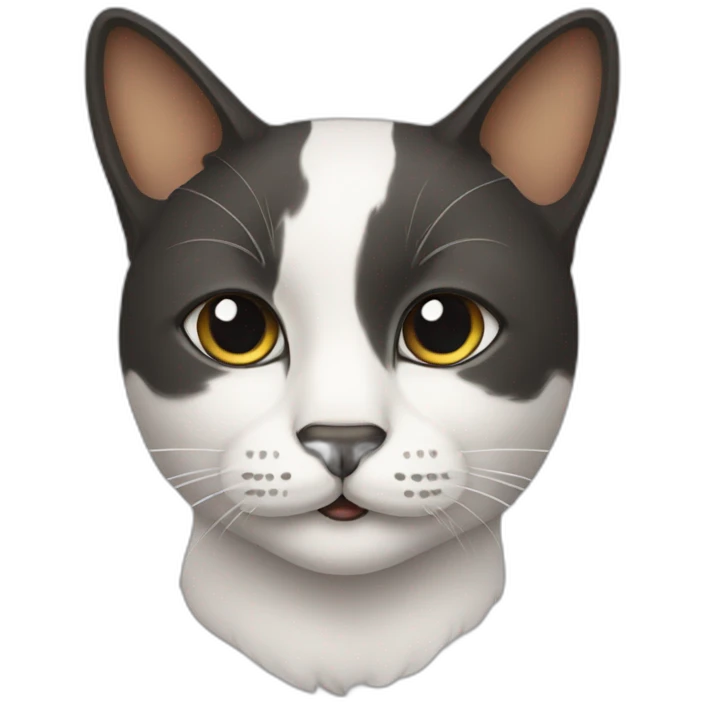 cat with mustach emoji