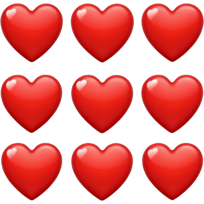 Love hearts emoji