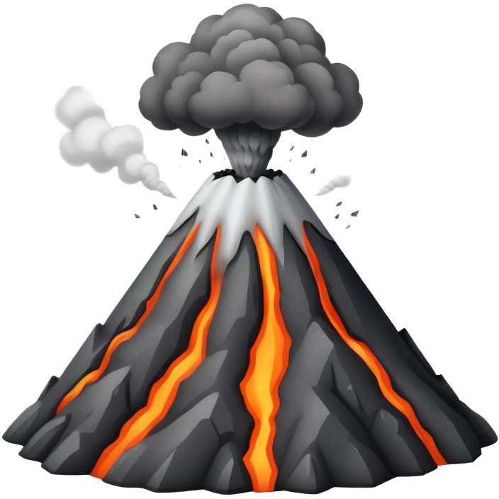 A vulcano emoji