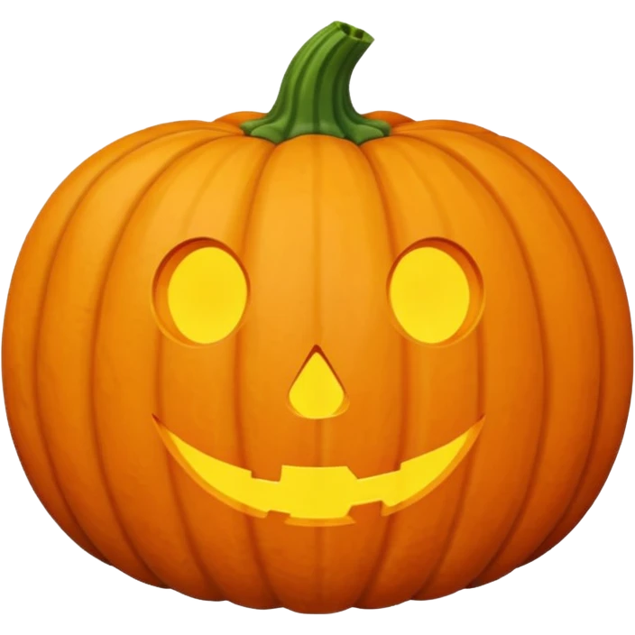 simple pumpkin emoji