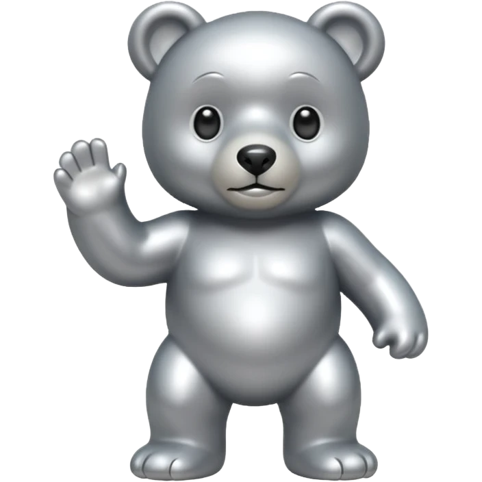 silver bear emoji