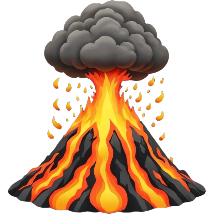 volcano emoji