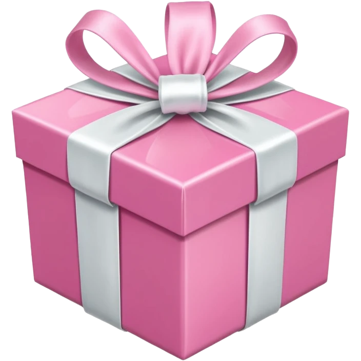 pink gift box emoji