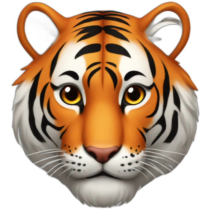 Tiger red emoji