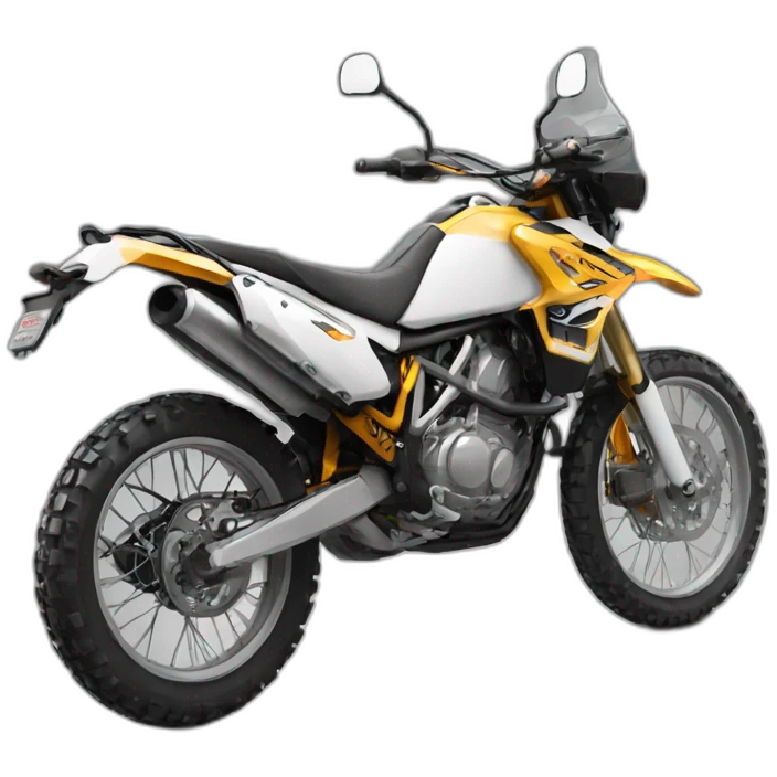Enduro motorbike emoji