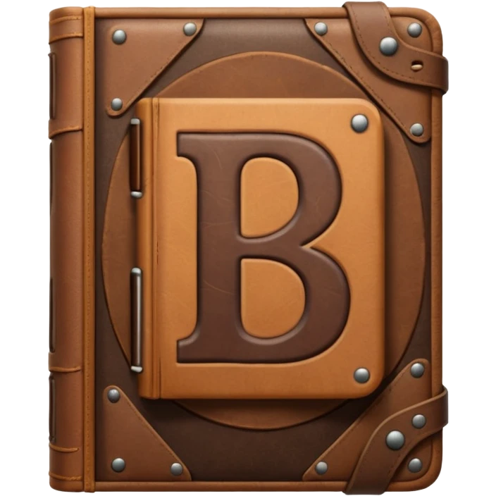 a book with label "B1" on its cover emoji