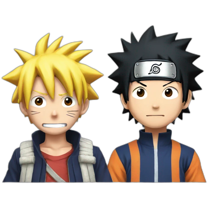Luffy et naruto emoji