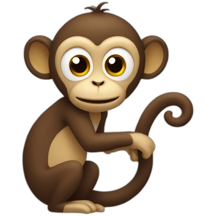 spiral monkey emoji