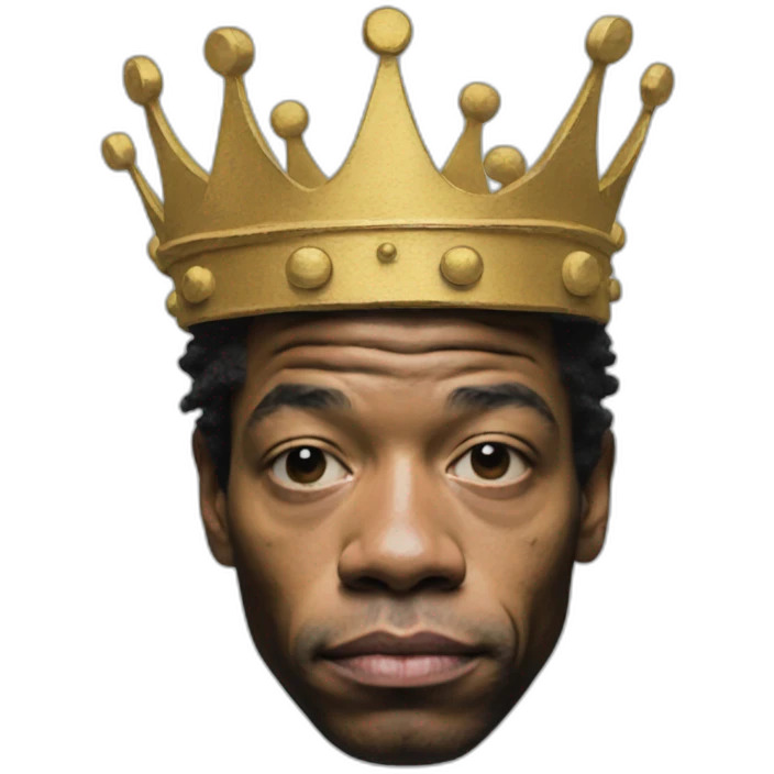 basquiat crown emoji