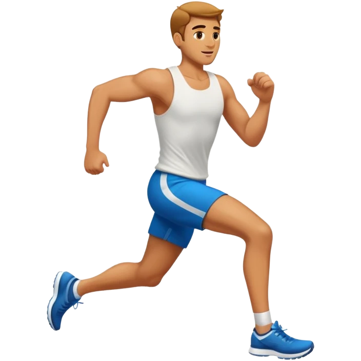 Guy running emoji