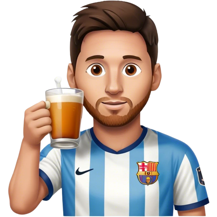 messi drinking mate emoji