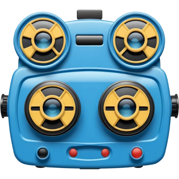 blue viewmaster emoji