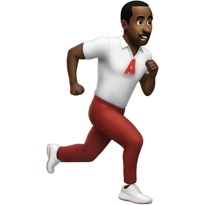 P diddy running emoji