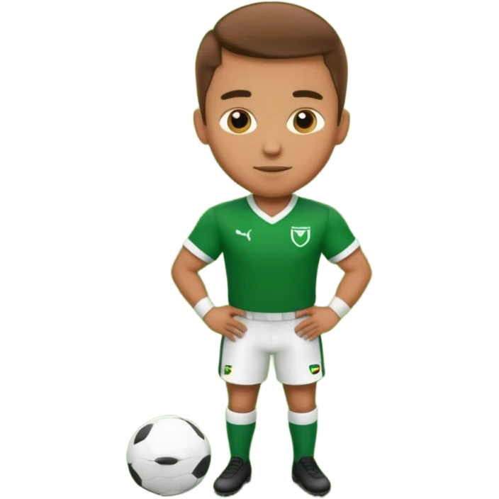 a football player in a match emoji
