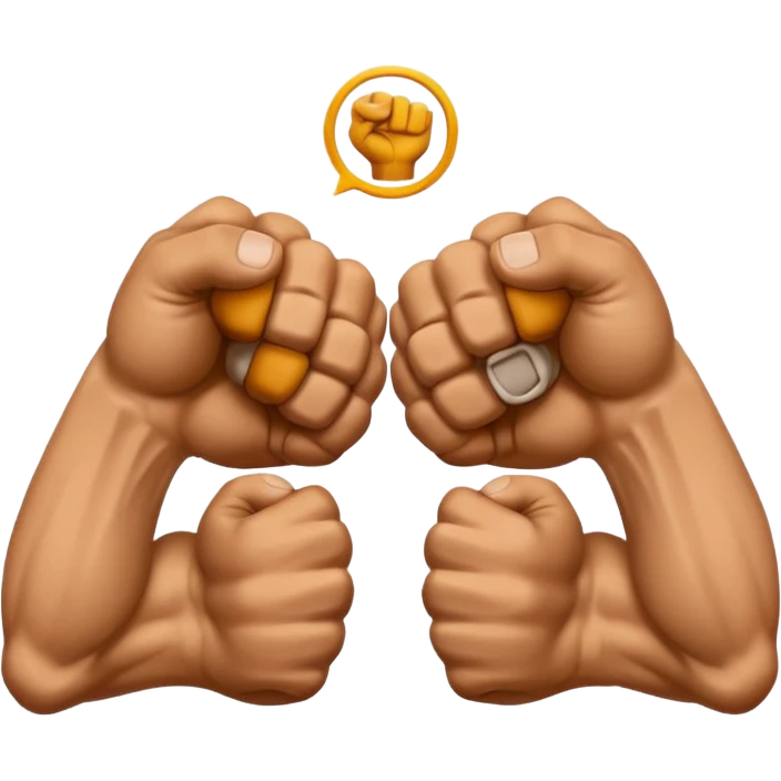 👊🫷 emoji