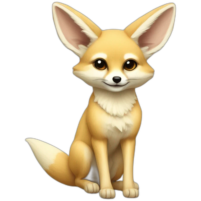 Fennec sur un chameau emoji
