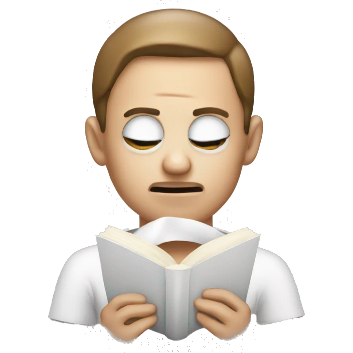 reading pain asthma emoji face emoji